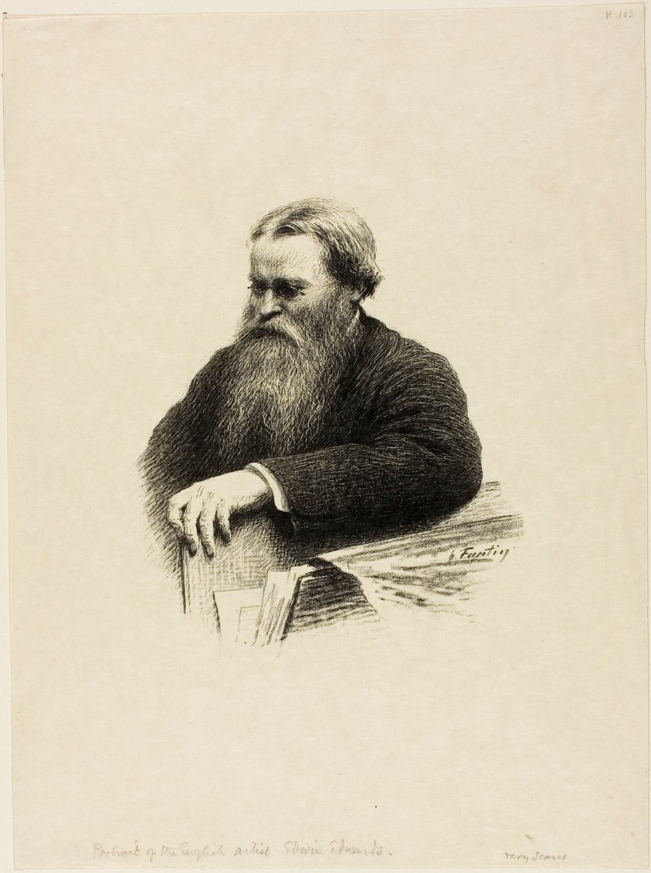 Taiteilija Edwin Edwardsin muotokuva tekijältä Henri Fantin-Latour