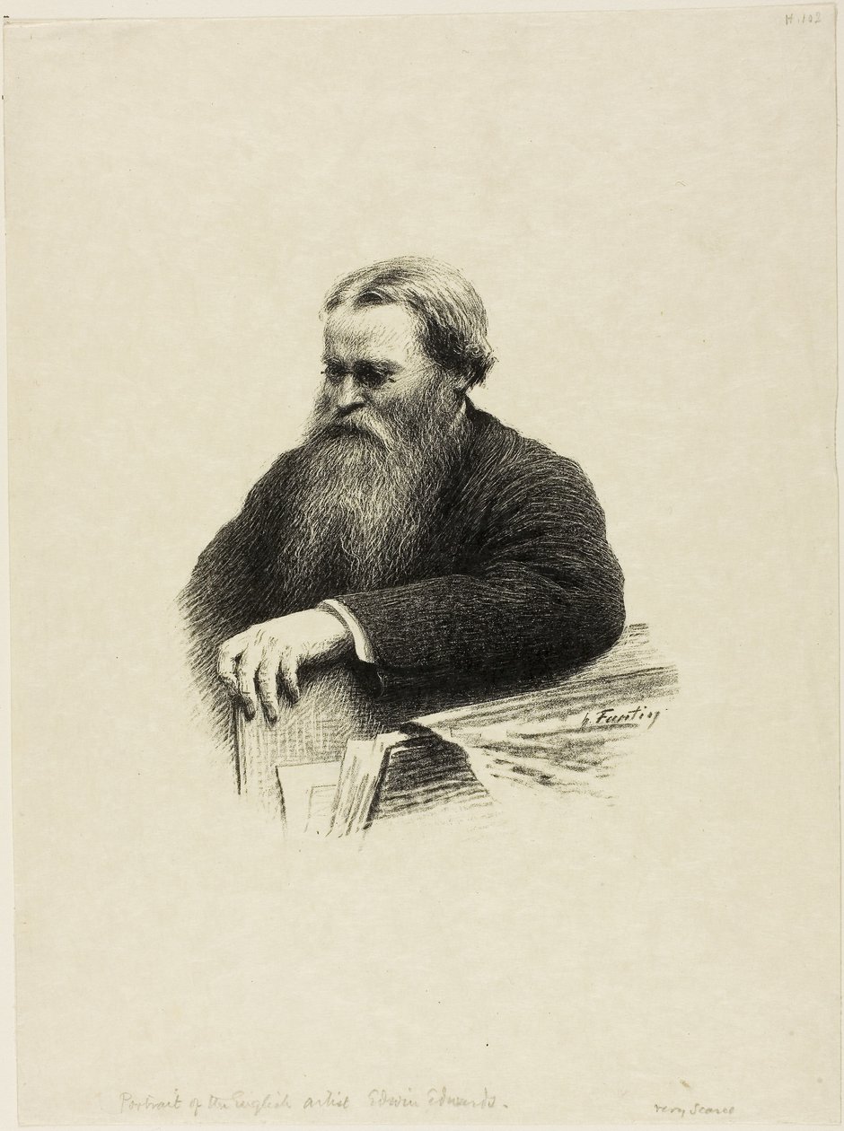 Taiteilija Edwin Edwardsin muotokuva tekijältä Henri Fantin Latour