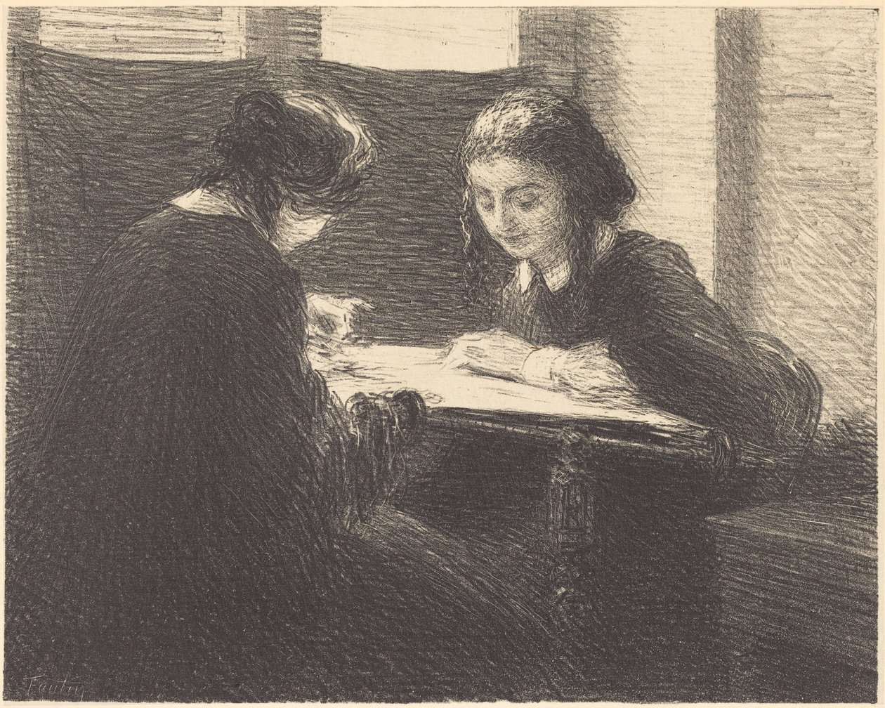 Kirjojattaret tekijältä Henri Fantin-Latour