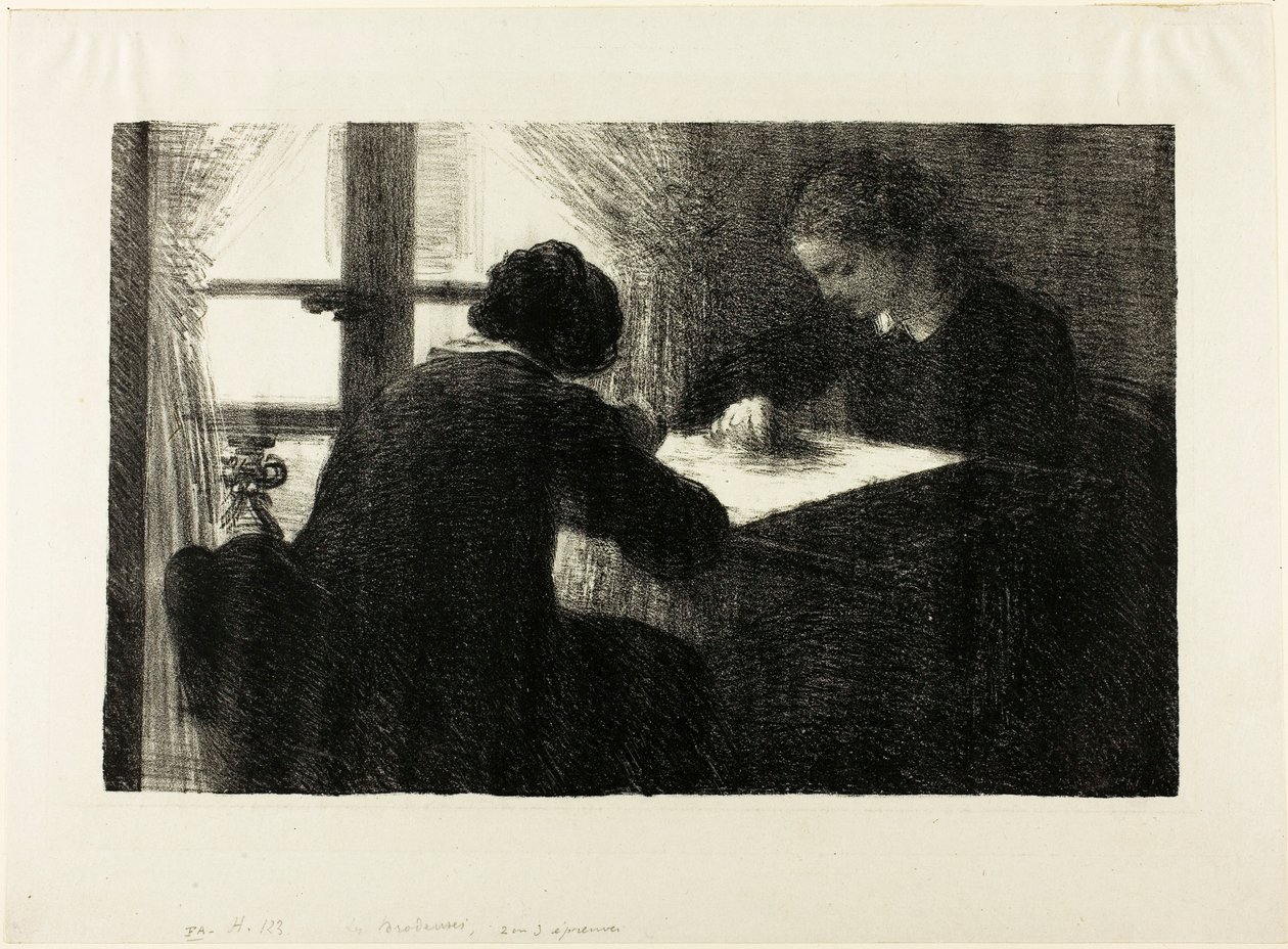 The Embroiderers, toinen levy tekijältä Henri Fantin-Latour