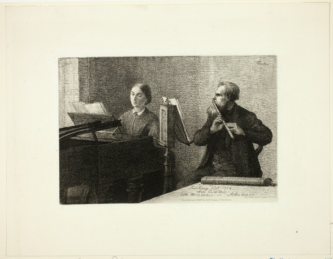 Schumannin pala tekijältä Ignace Henri Jean Fantin Latour