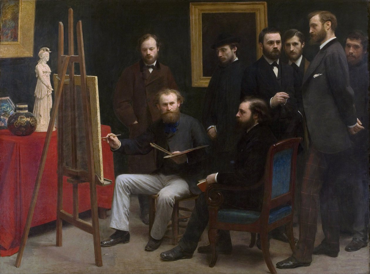 Studio Les Batignollesissa tekijältä Henri Fantin Latour