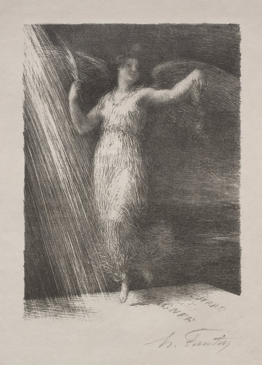 Herääminen tekijältä Ignace Henri Jean Fantin Latour