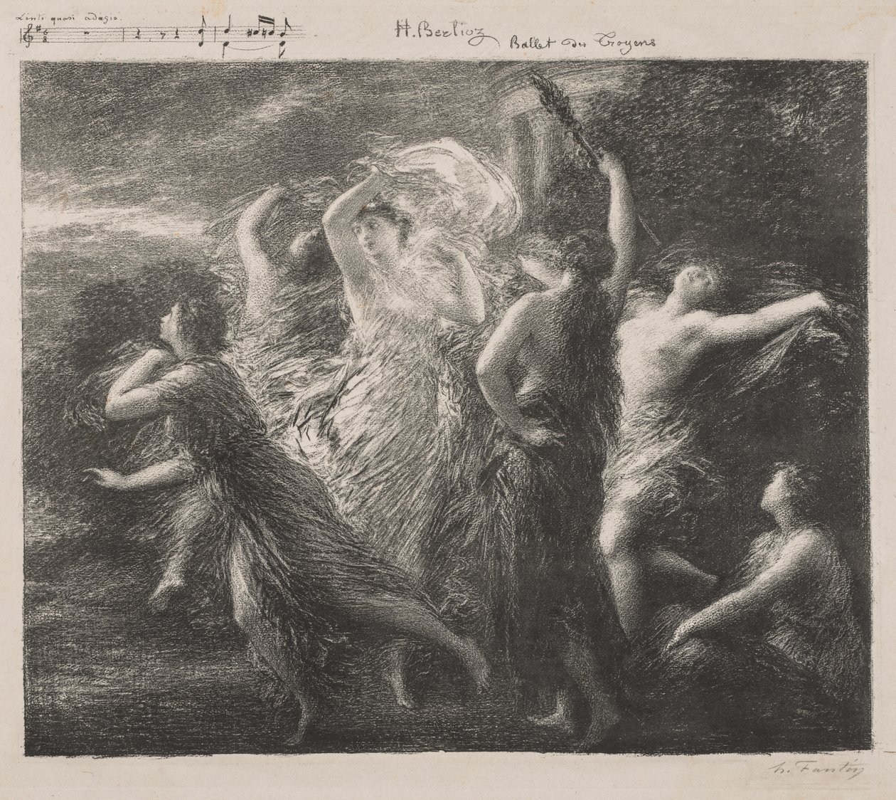 Baletti du Troyons tekijältä Ignace Henri Jean Fantin Latour