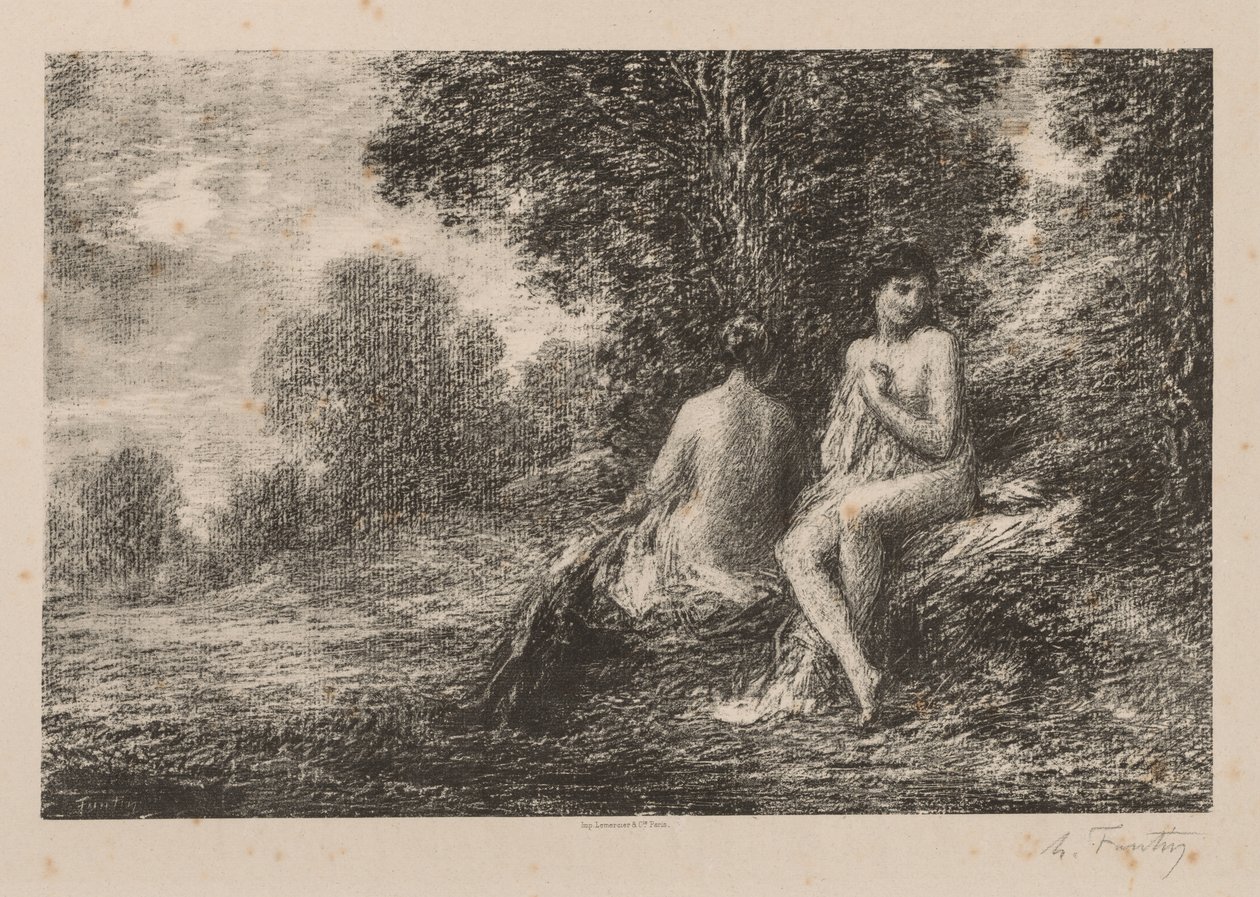 Uimarit tekijältä Ignace Henri Jean Fantin Latour