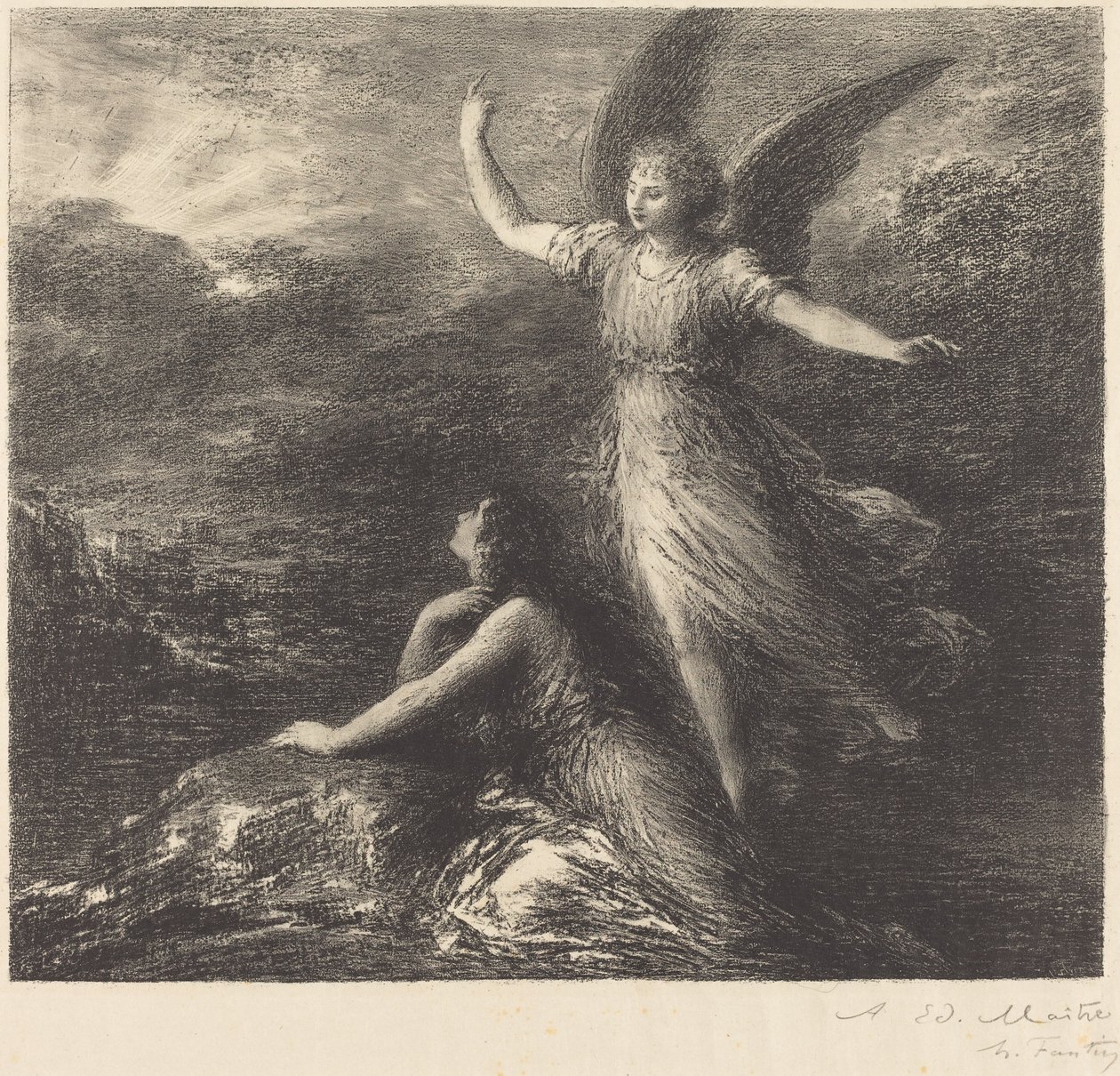 Debyytti elokuvasta "Paradise and the Peri" (2. levy) tekijältä Ignace Henri Jean Fantin Latour