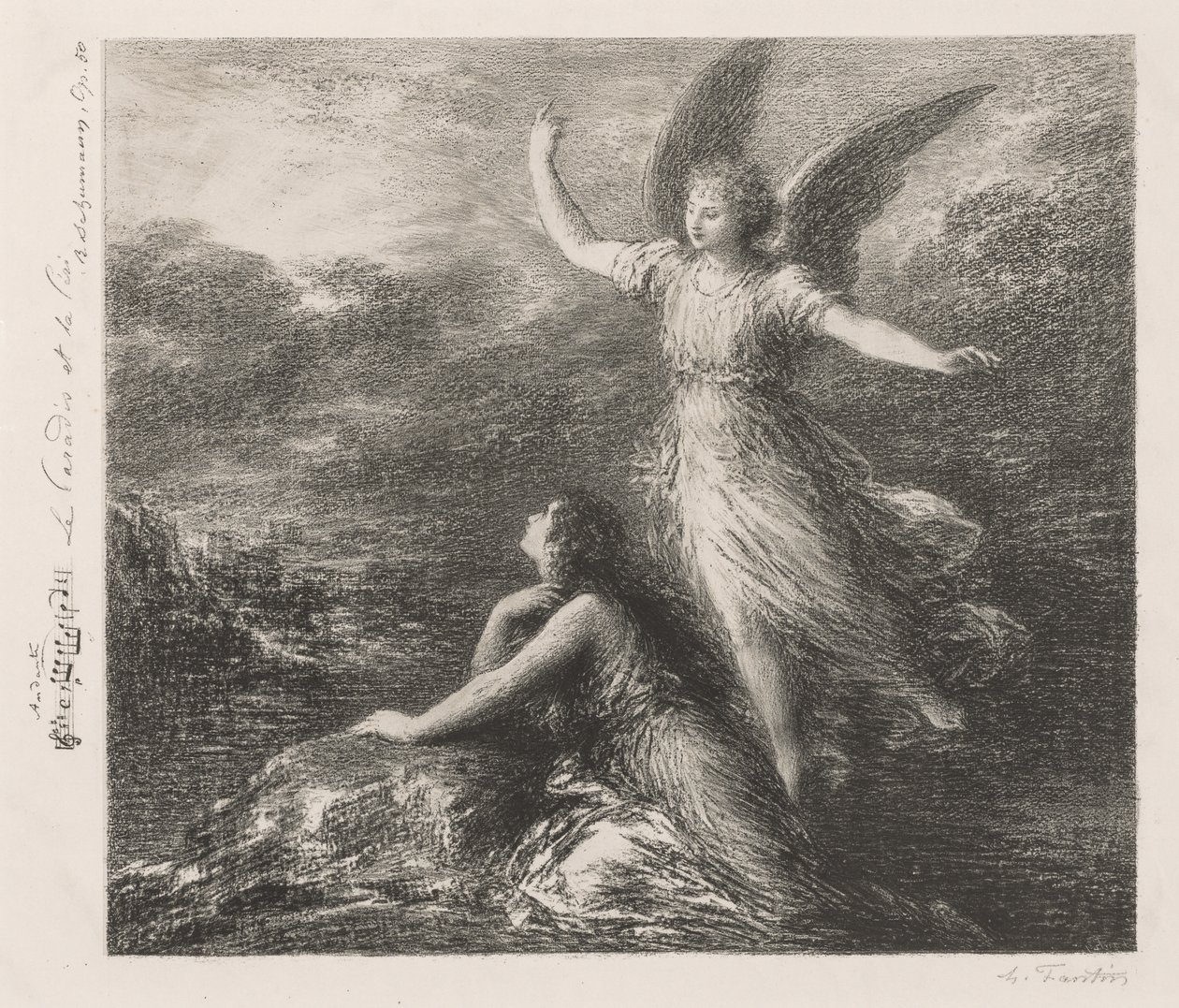 Debyytti Paradise and the Peristä (toinen levy) tekijältä Ignace Henri Jean Fantin Latour