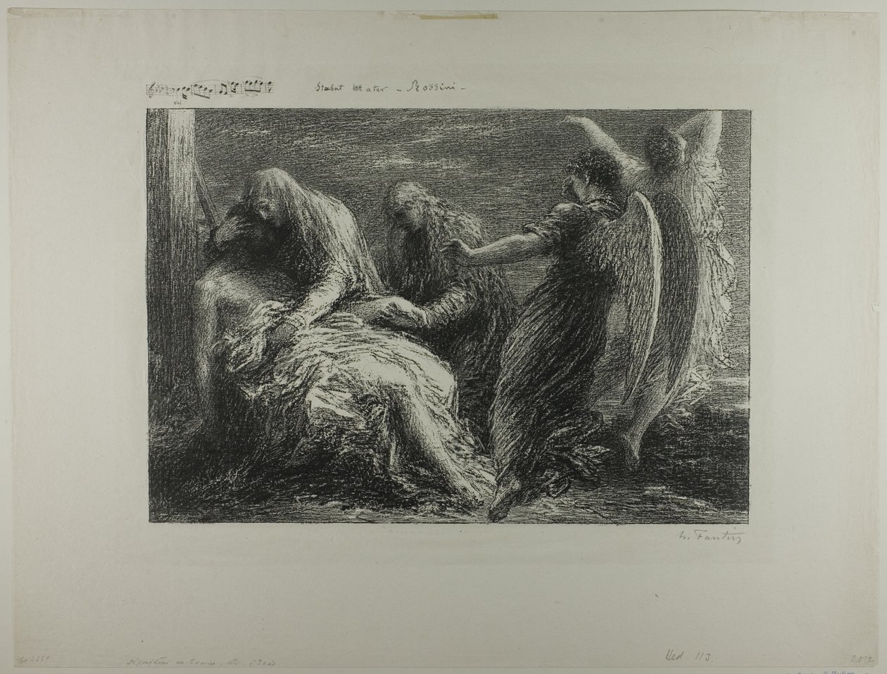 Laskeuma ristiltä tekijältä Ignace Henri Jean Fantin Latour