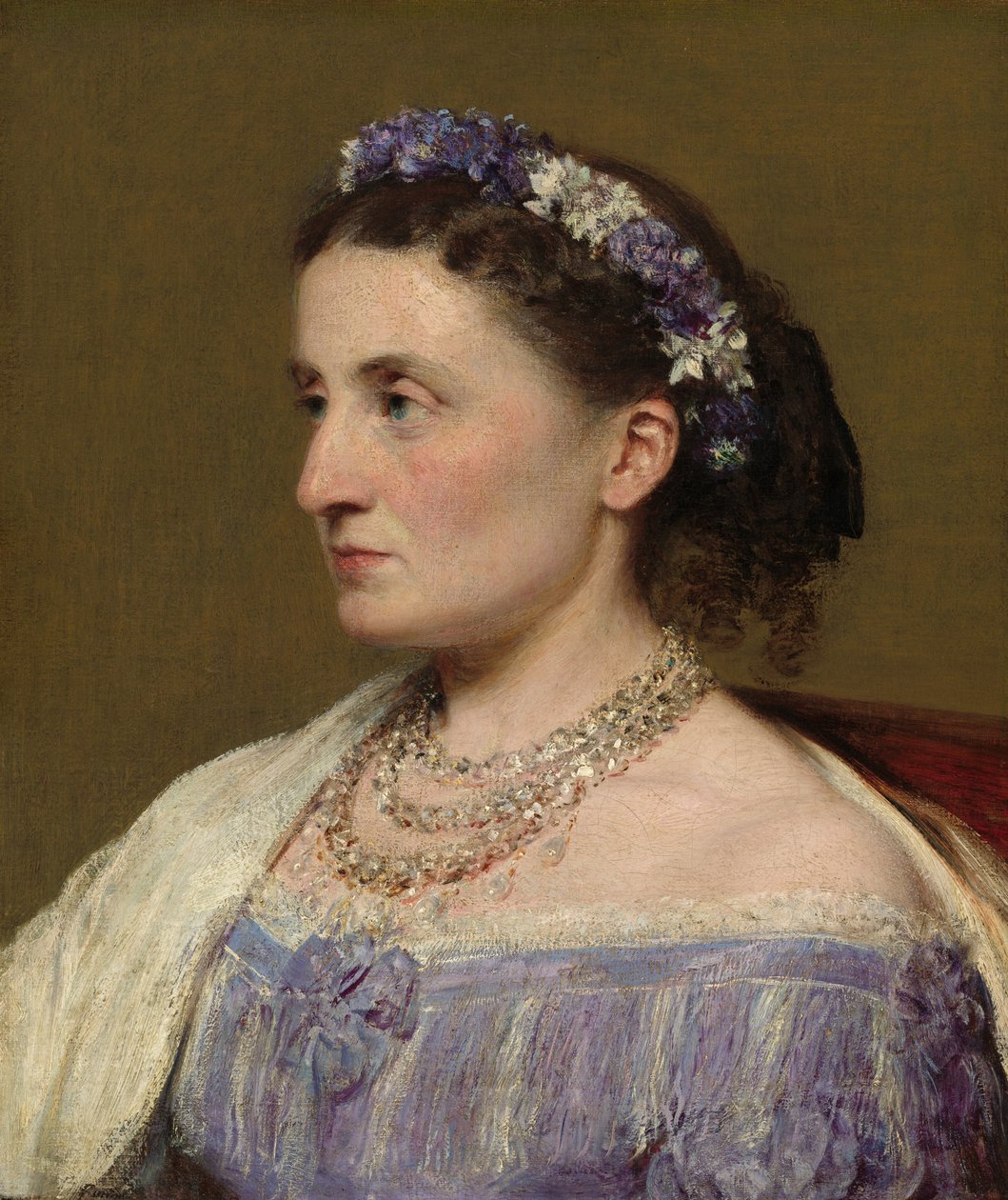 Herttuatar de Fitz-James, 1867. tekijältä Ignace Henri Jean Fantin Latour