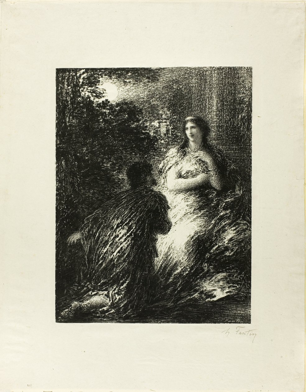 Troijalaisten duetto, viides levy tekijältä Ignace Henri Jean Fantin Latour