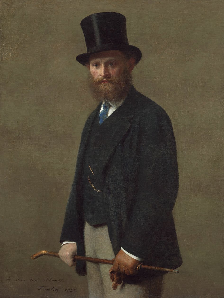 Edouard Manet, 1867. tekijältä Ignace Henri Jean Fantin Latour
