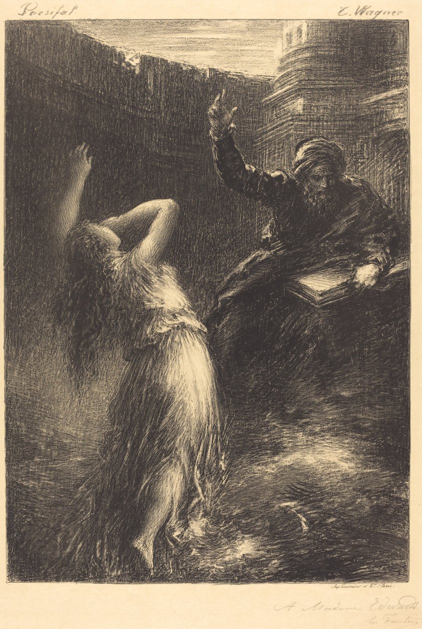 Mielikuva Kundrysta (2. levy) tekijältä Ignace Henri Jean Fantin Latour