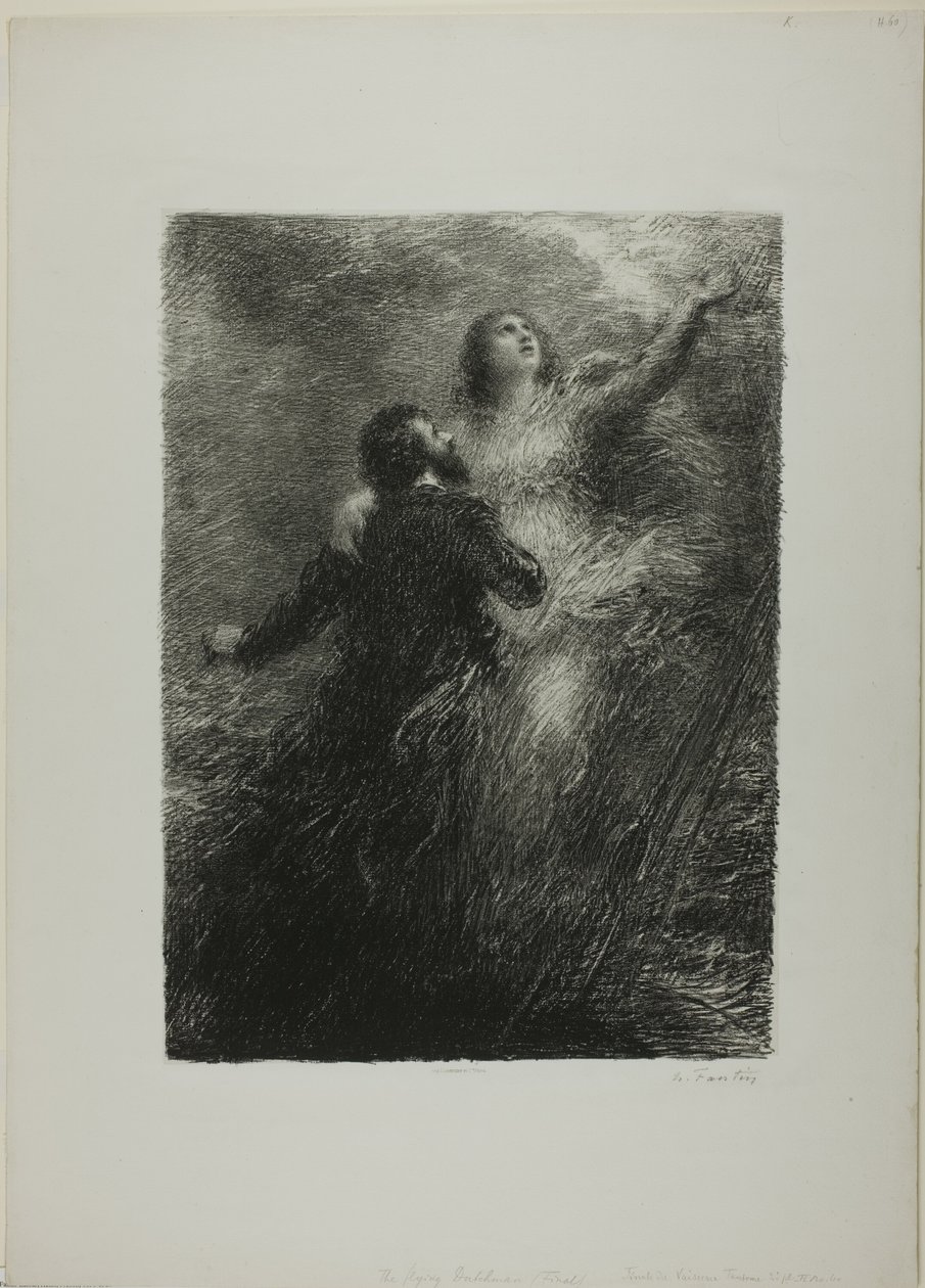 Lentävän hollantilaisen finaali, toinen levy tekijältä Ignace Henri Jean Fantin Latour