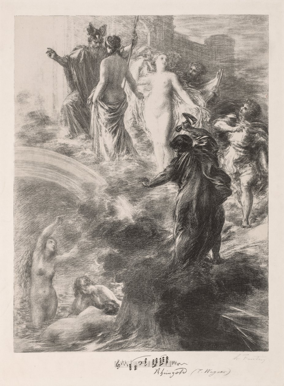 Rhinegoldin finaali tekijältä Ignace Henri Jean Fantin Latour