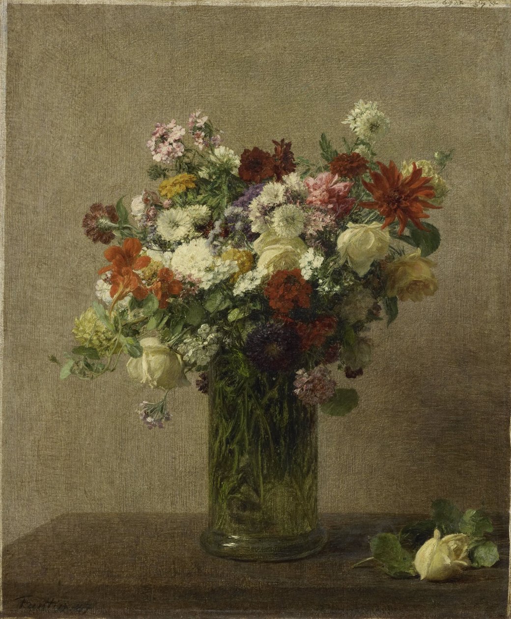 Kukkia Normandiasta tekijältä Ignace Henri Jean Fantin Latour