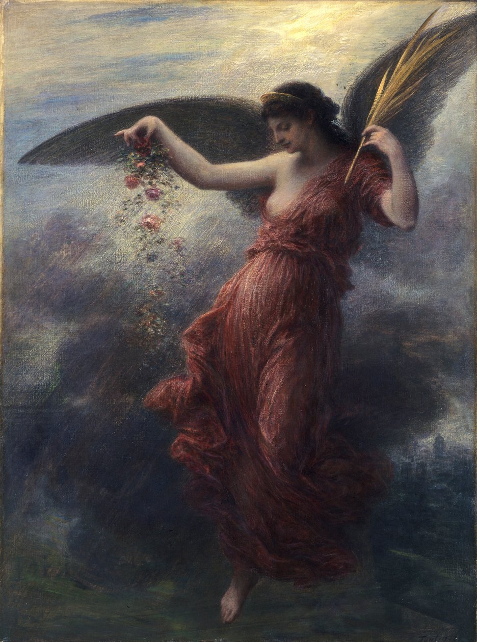"Kuolemattomuus", 1889 tekijältä Ignace Henri Jean Fantin Latour