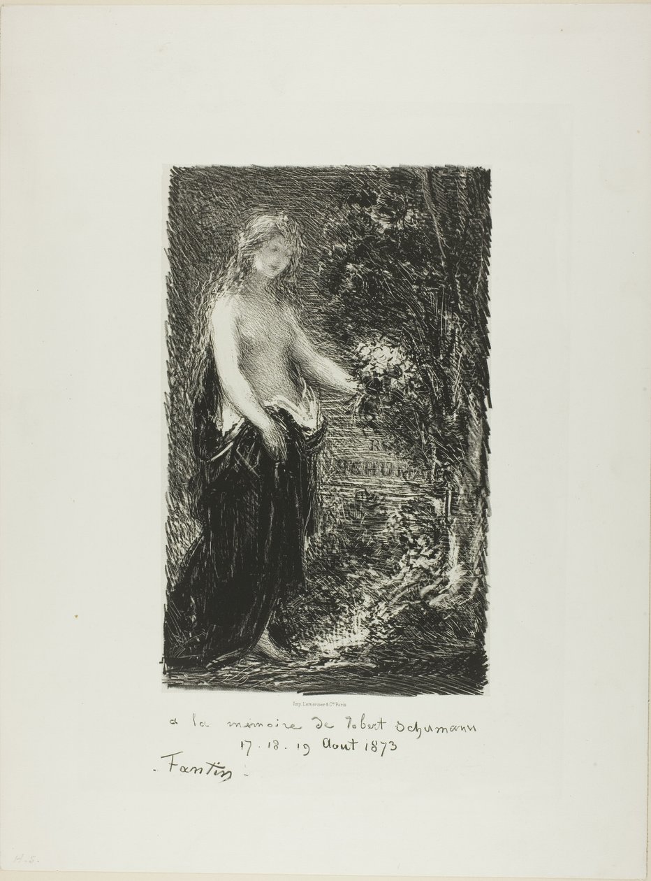 Robert Schumannin muistolle tekijältä Ignace Henri Jean Fantin Latour