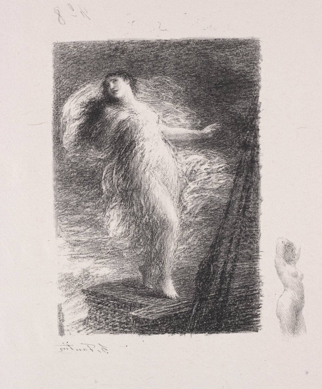 Nuori Tarentina tekijältä Ignace Henri Jean Fantin Latour