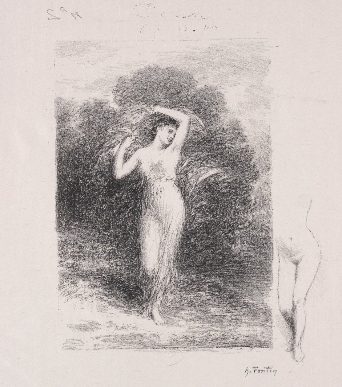 Nuori potilas tekijältä Ignace Henri Jean Fantin Latour