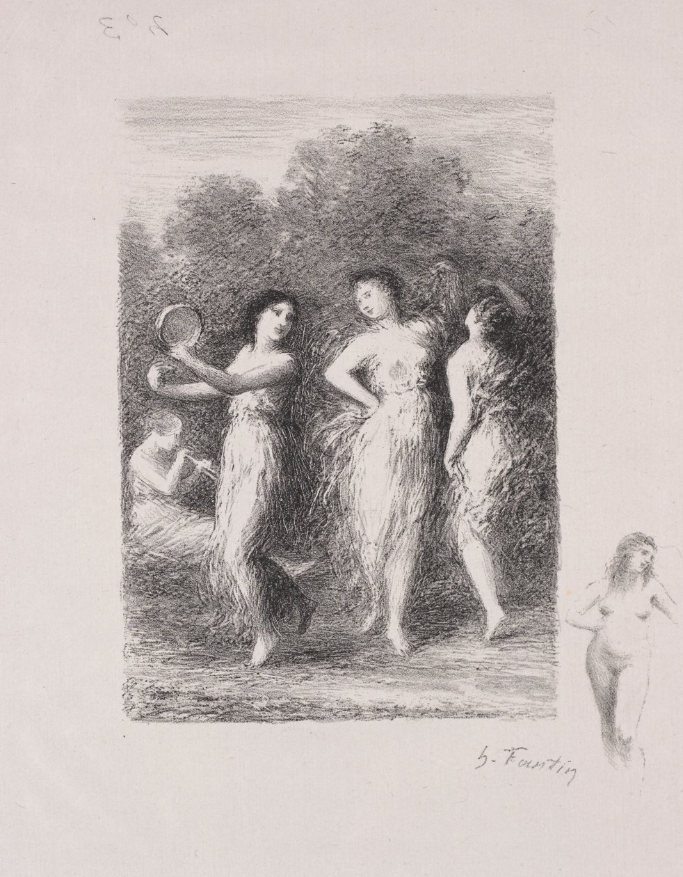 Nuori potilas tekijältä Ignace Henri Jean Fantin Latour