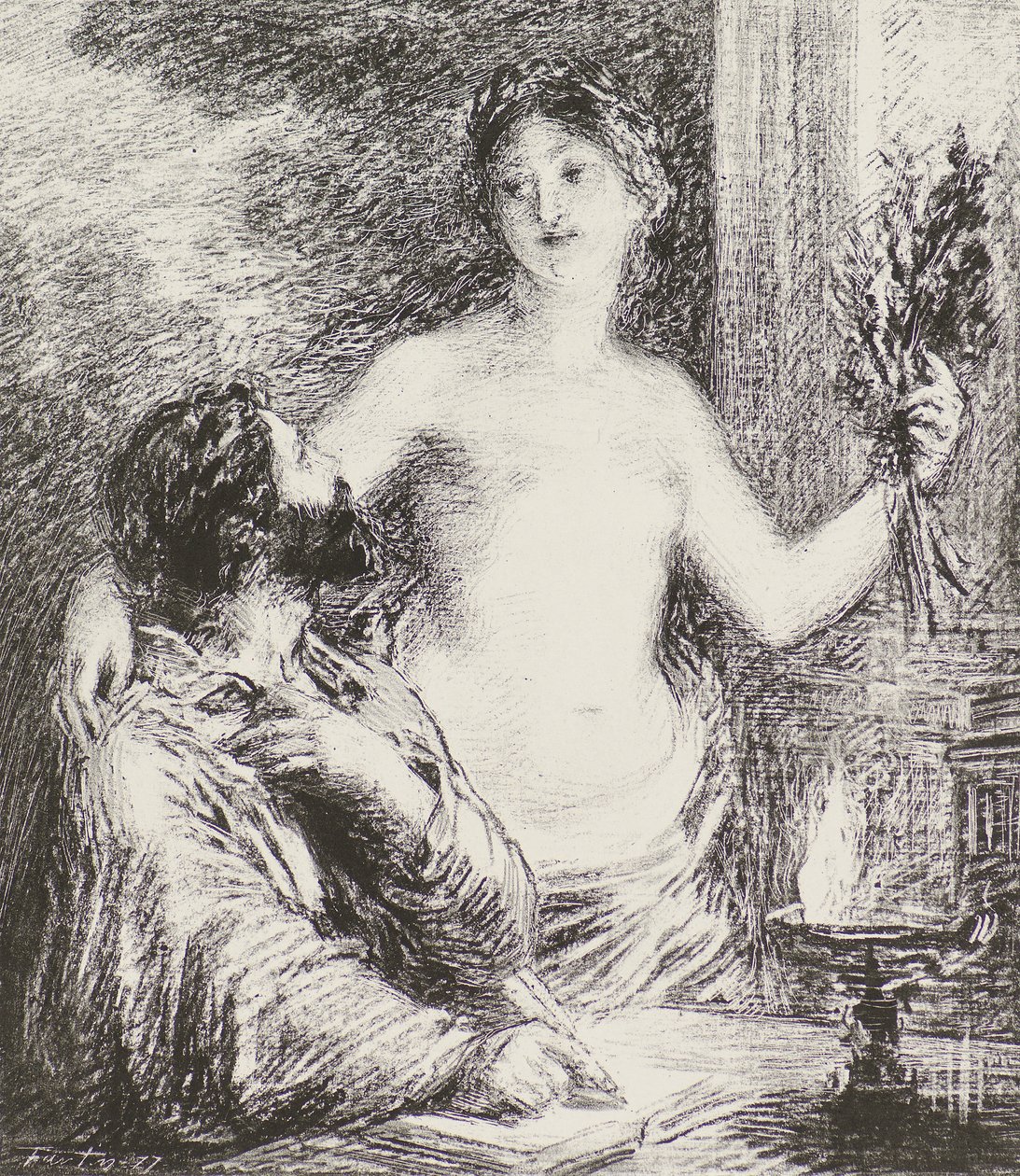 Muusikko tekijältä Ignace Henri Jean Fantin Latour