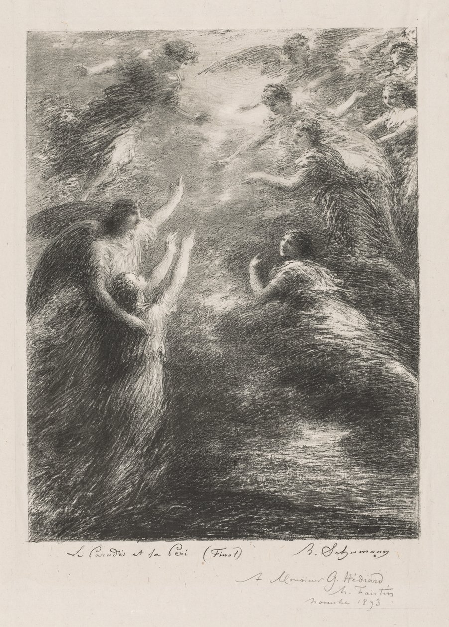 Paratiisi ja Peri tekijältä Ignace Henri Jean Fantin Latour