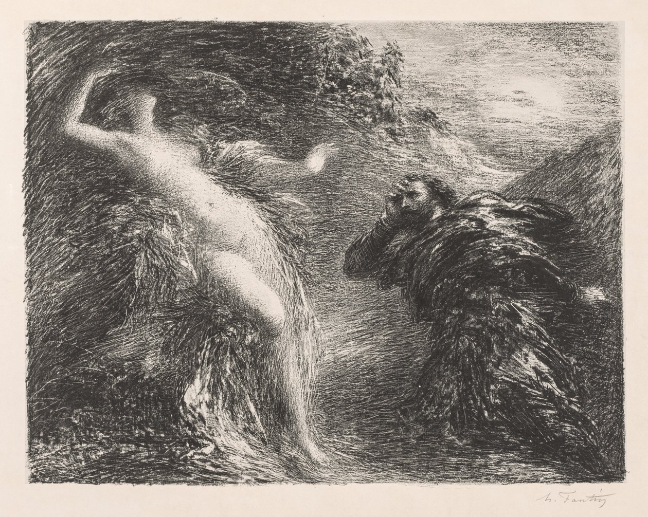Manfred ja Astarte tekijältä Ignace Henri Jean Fantin Latour