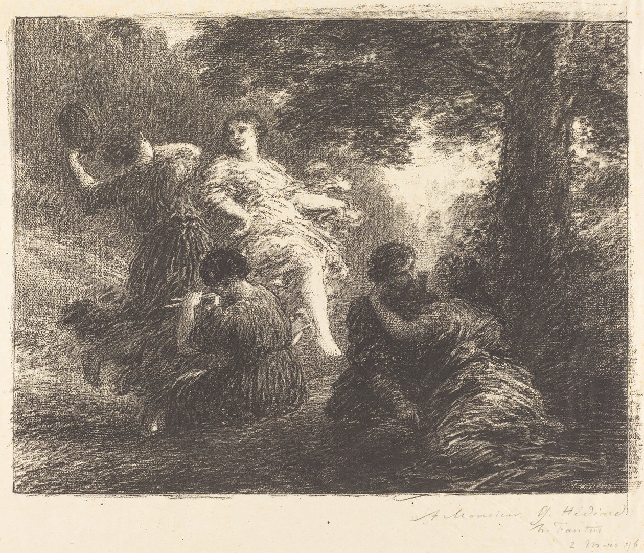 Pastoraalinen tekijältä Ignace Henri Jean Fantin Latour