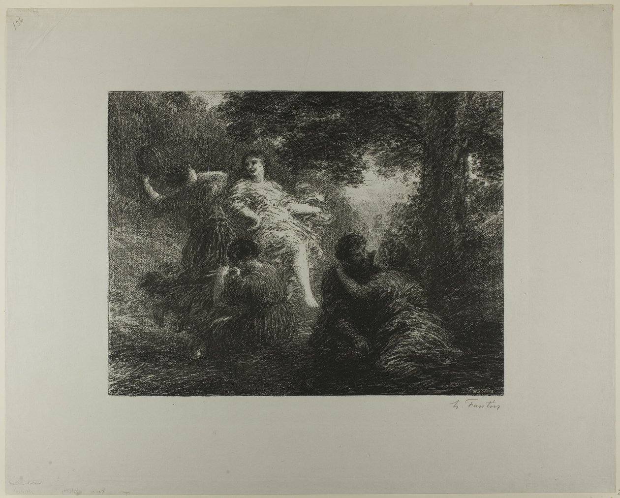 Pastoraalinen tekijältä Ignace Henri Jean Fantin Latour