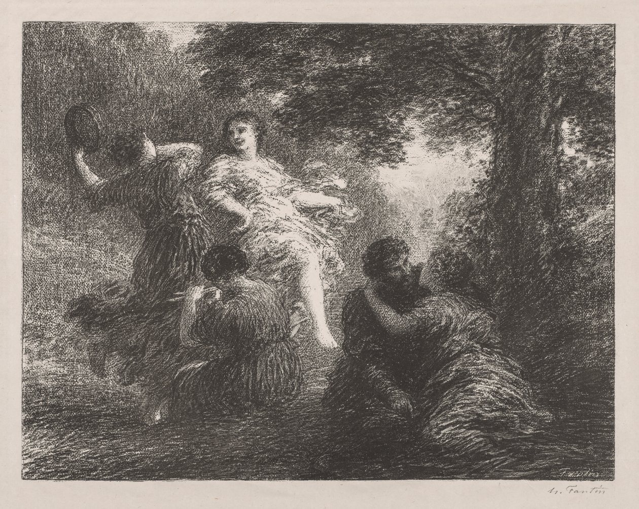Pastoraalinen tekijältä Ignace Henri Jean Fantin Latour