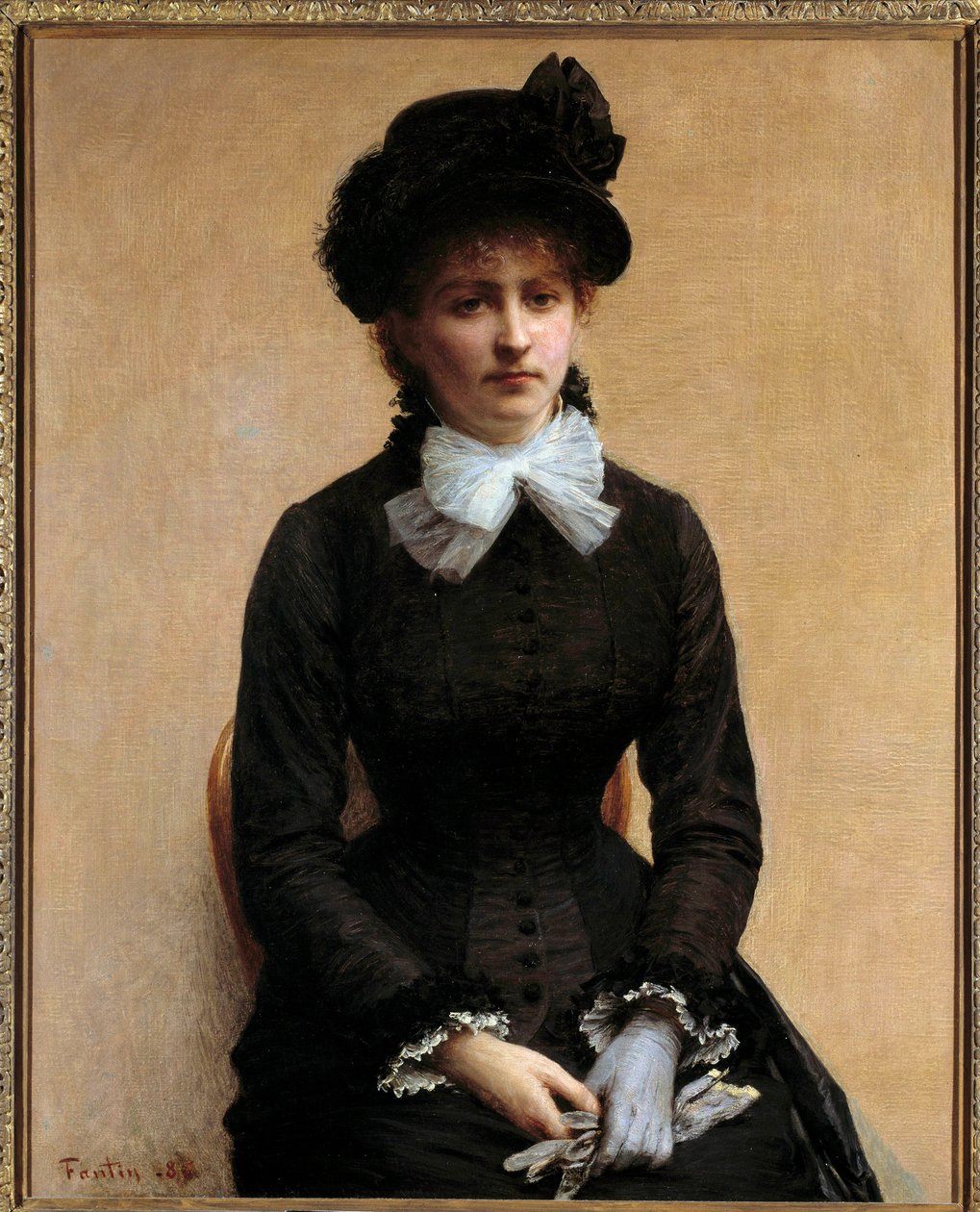 Louise Riesenerin muotokuva Louise Riesener (1860-1944) on taidemaalari Leon Riesenerin tytär. Henri Fantin Latourin maalaus (Fantin-Latour tekijältä Ignace Henri Jean Fantin Latour