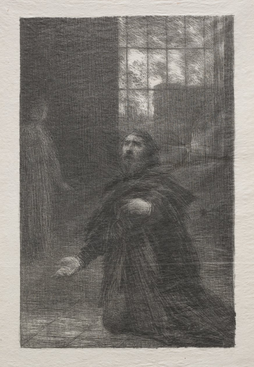 Rienzi, V näytös: Riencin rukous tekijältä Ignace Henri Jean Fantin Latour