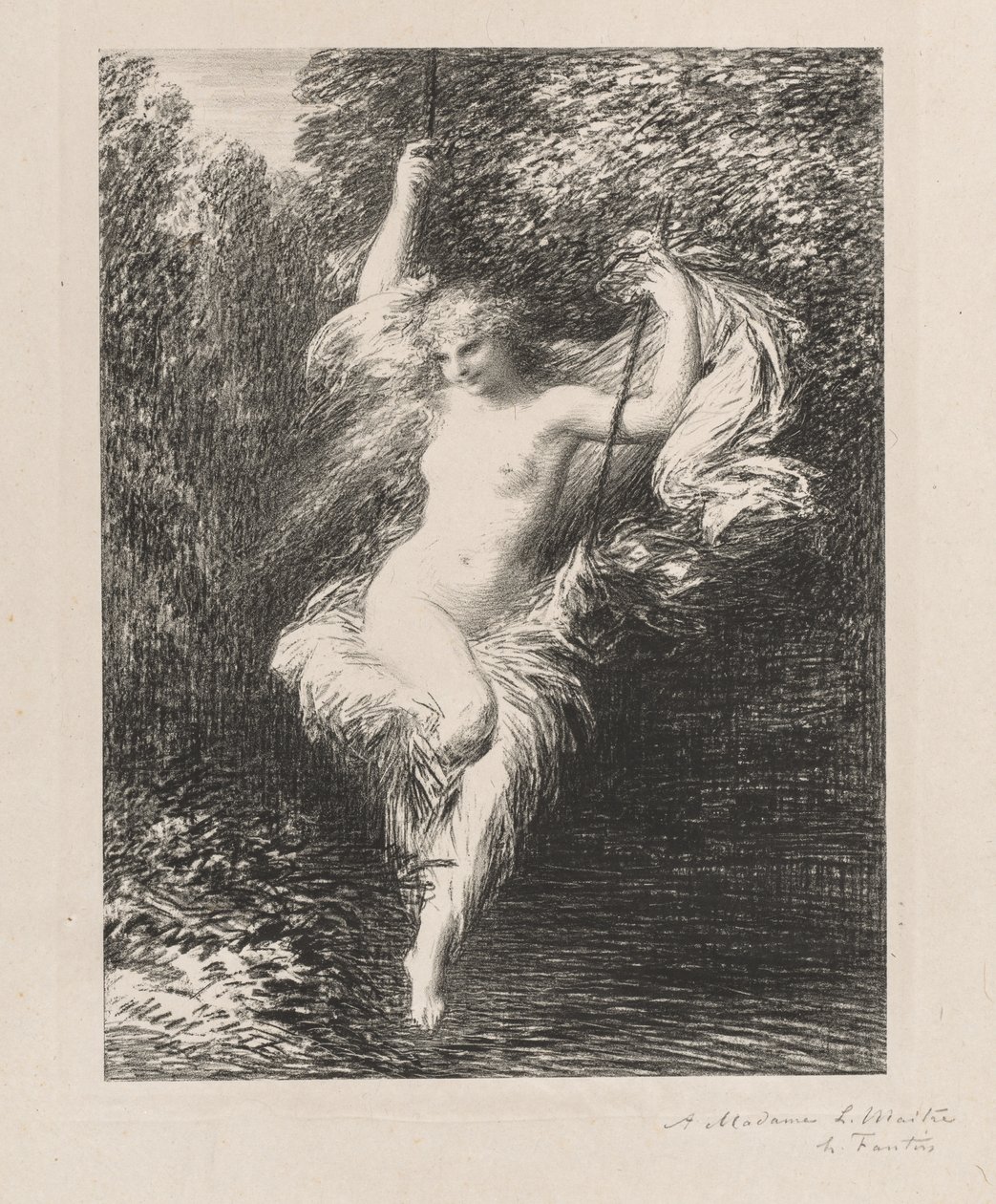 Saara kylpejä tekijältä Ignace Henri Jean Fantin Latour