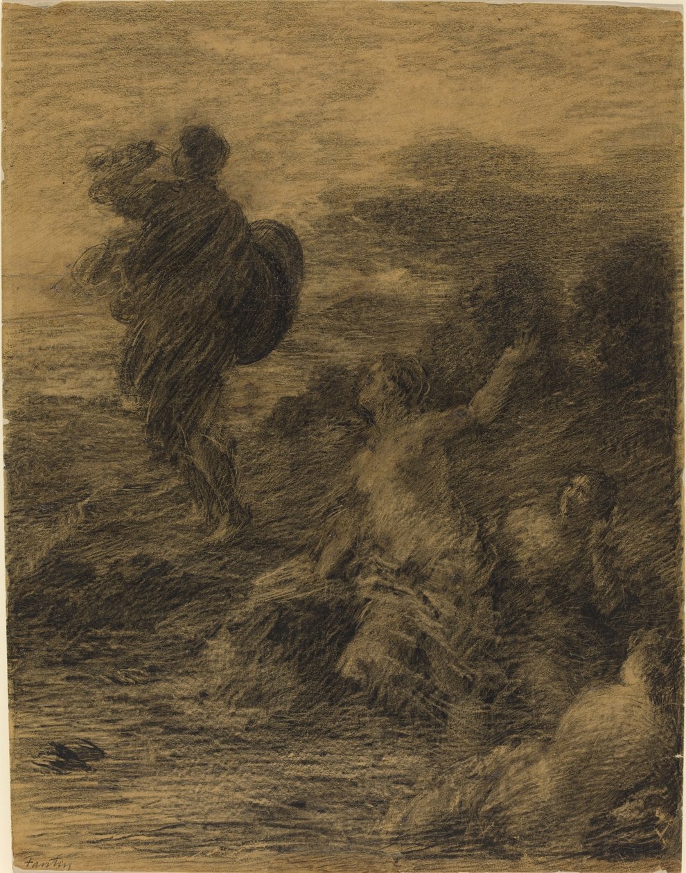 Siegfried ja Reinin neitsyt tekijältä Ignace Henri Jean Fantin Latour