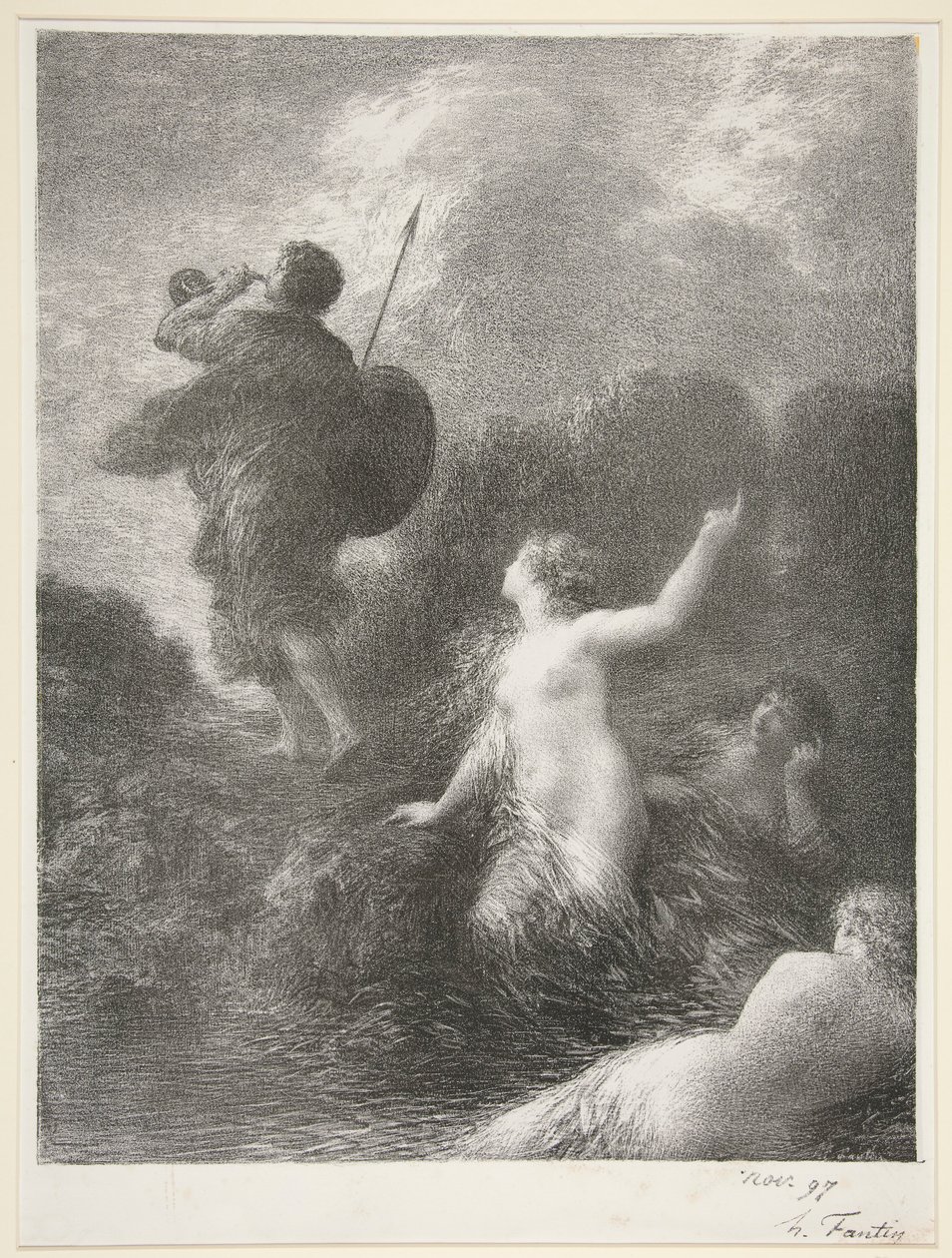 Siegfried ja Reinin neitsyt tekijältä Ignace Henri Jean Fantin-Latour