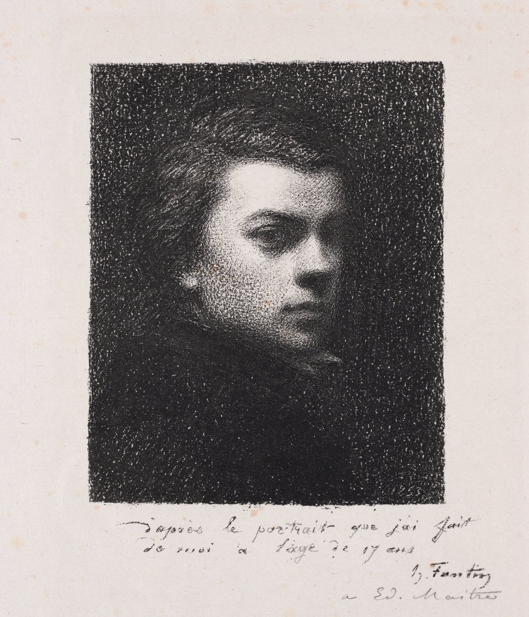 Taiteilija 17-vuotiaana tekijältä Ignace Henri Jean Fantin Latour