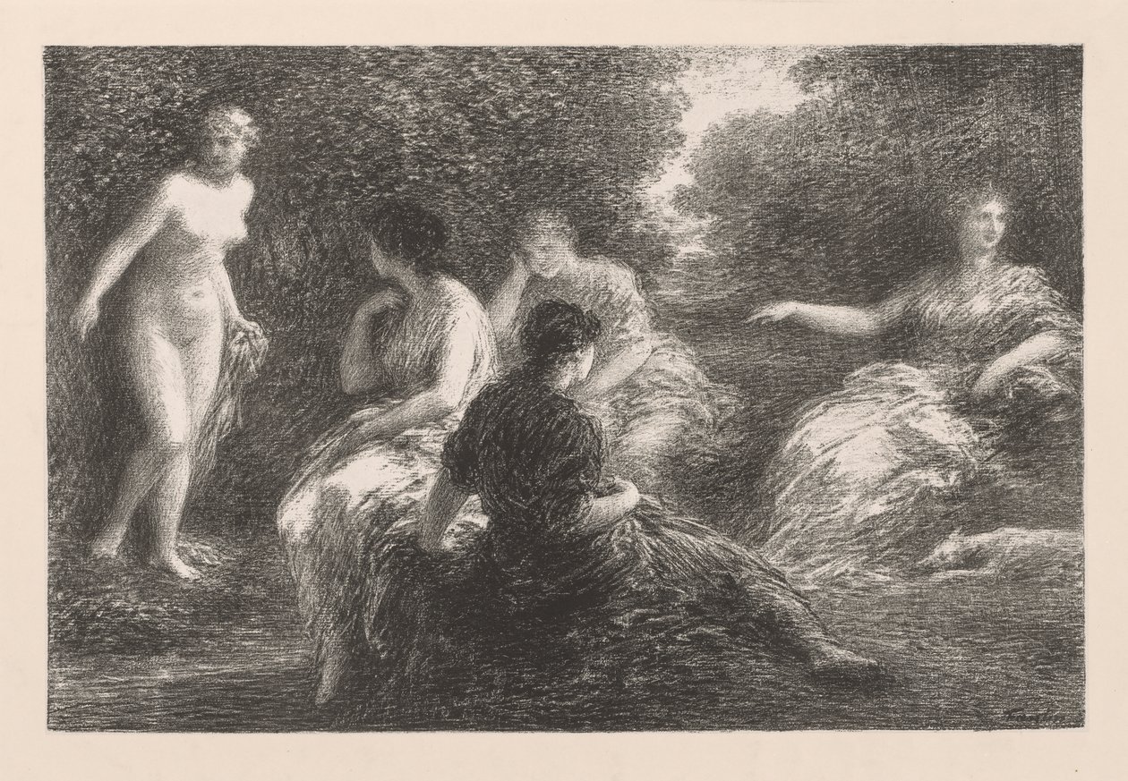 Uimarit tekijältä Ignace Henri Jean Fantin Latour