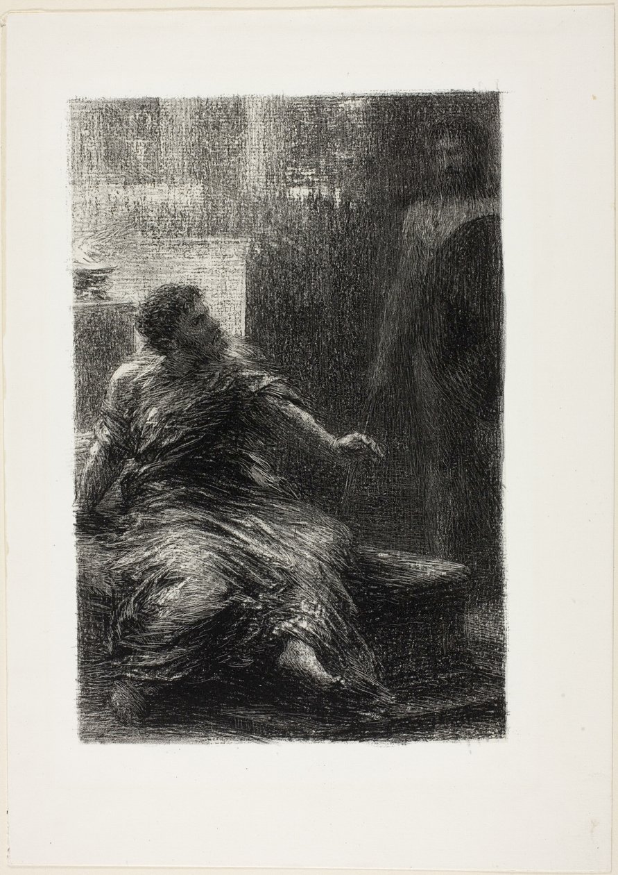 Troijan valloitus: Hector Berliozin oopperasta "Troijan valloitus (1855-58)". tekijältä Henri Fantin Latour