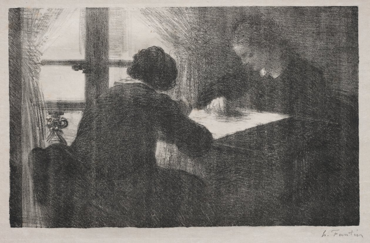 Brodeeraajat tekijältä Ignace Henri Jean Fantin Latour