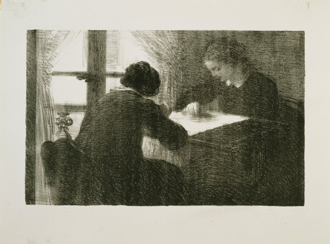 Brodeeraajat, nro 2 tekijältä Ignace Henri Jean Fantin Latour
