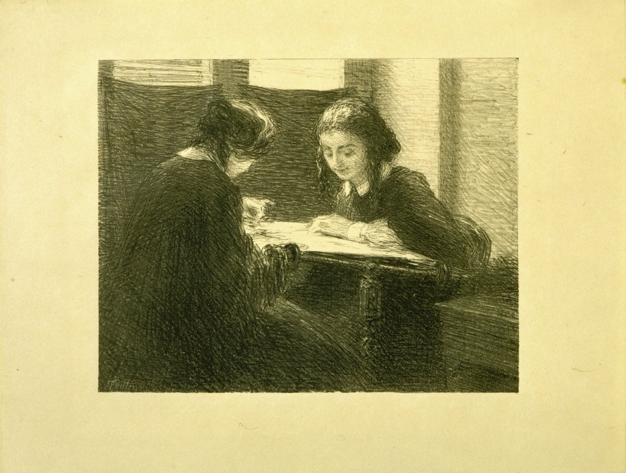 Brodeeraajat, nro 3 tekijältä Ignace Henri Jean Fantin Latour