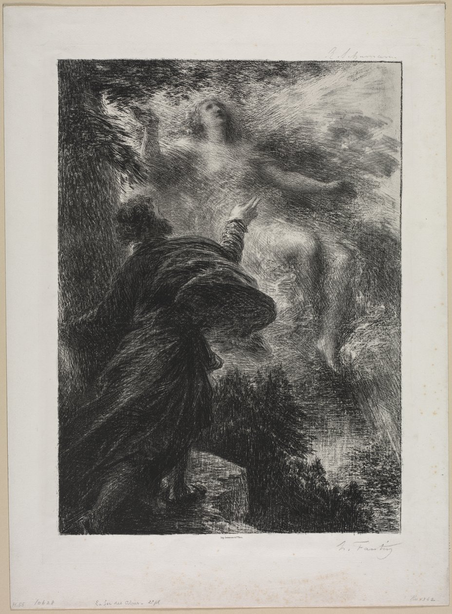 Alppien keiju tekijältä Ignace Henri Jean Fantin Latour