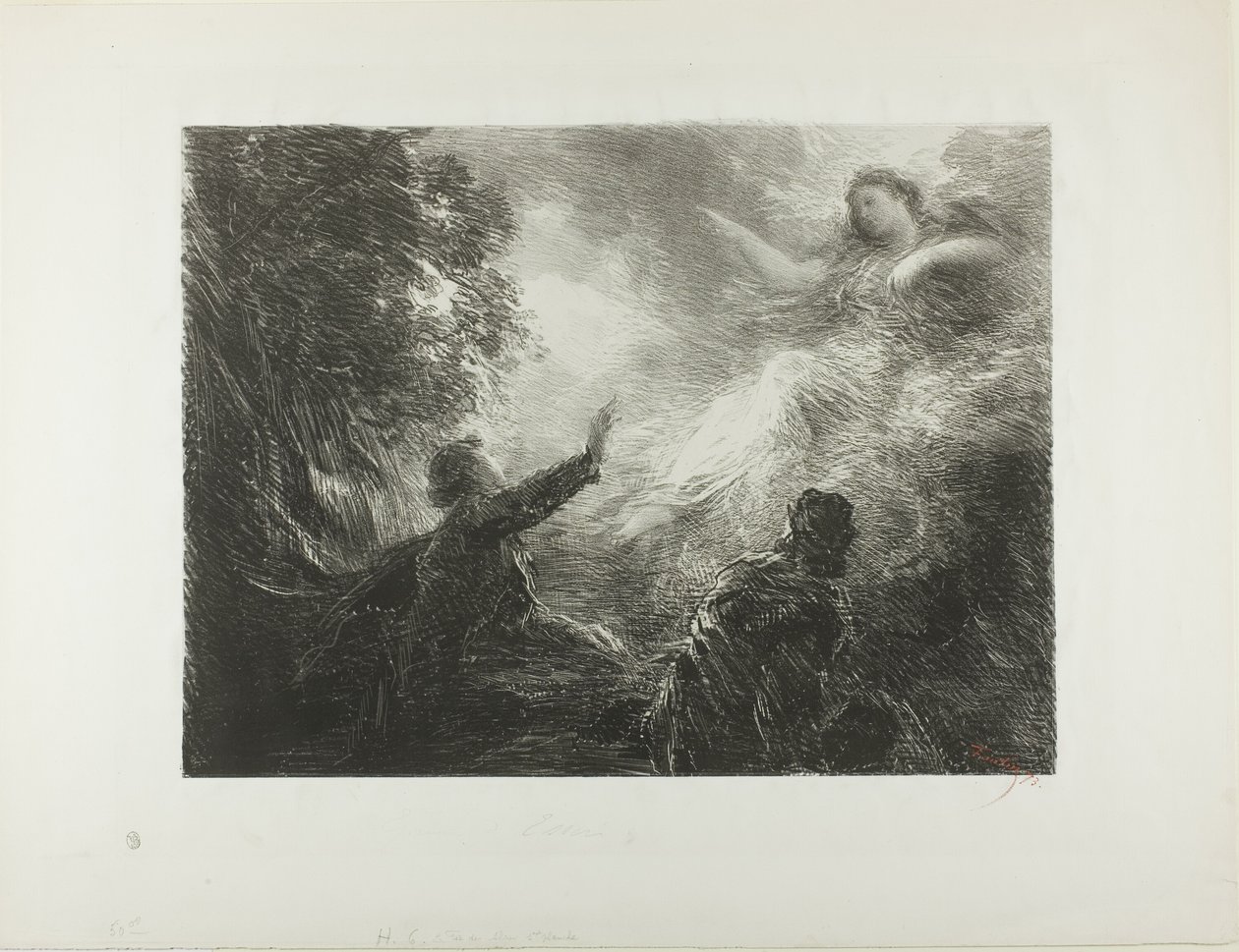 Alppien keiju tekijältä Ignace Henri Jean Fantin Latour