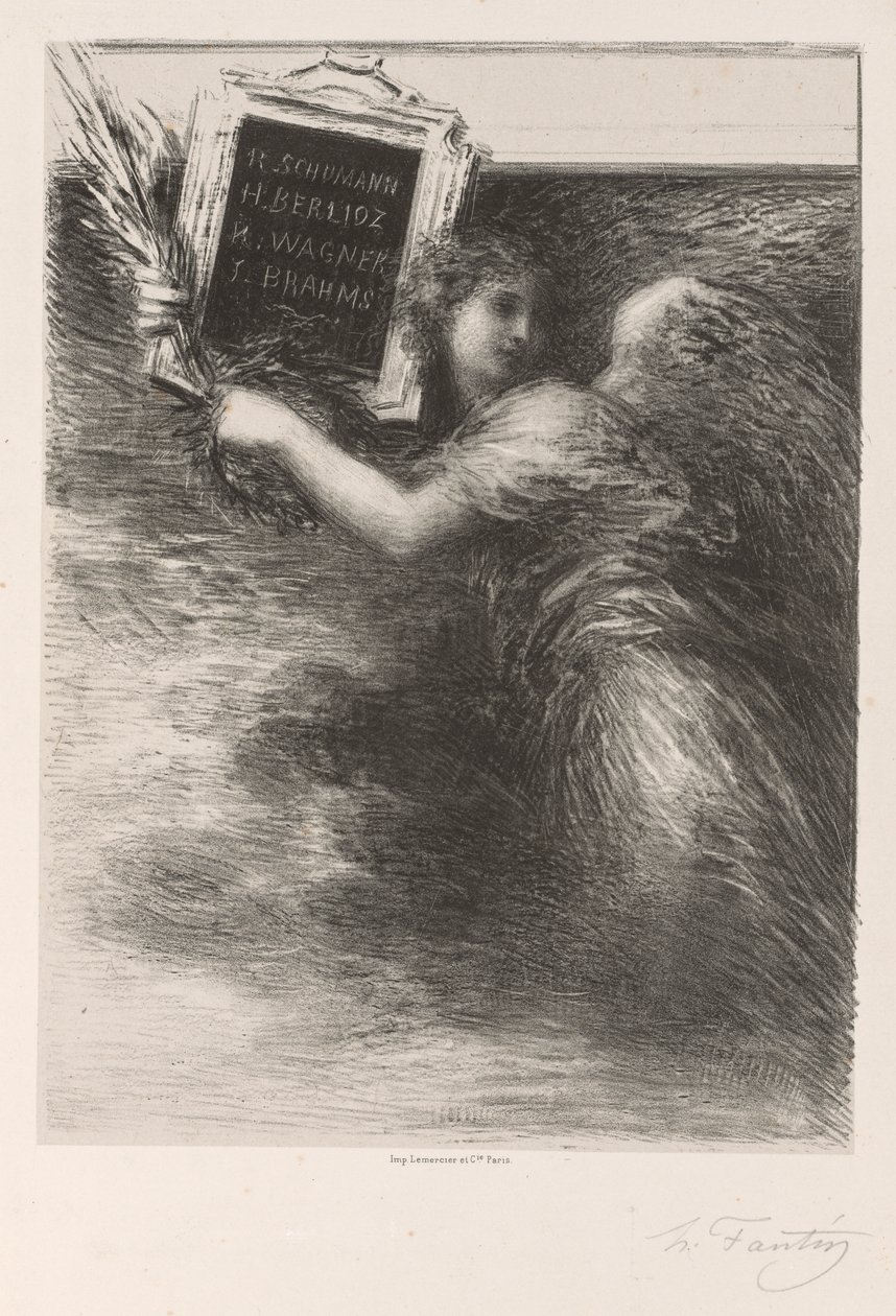 Musiikin nero tekijältä Ignace Henri Jean Fantin Latour