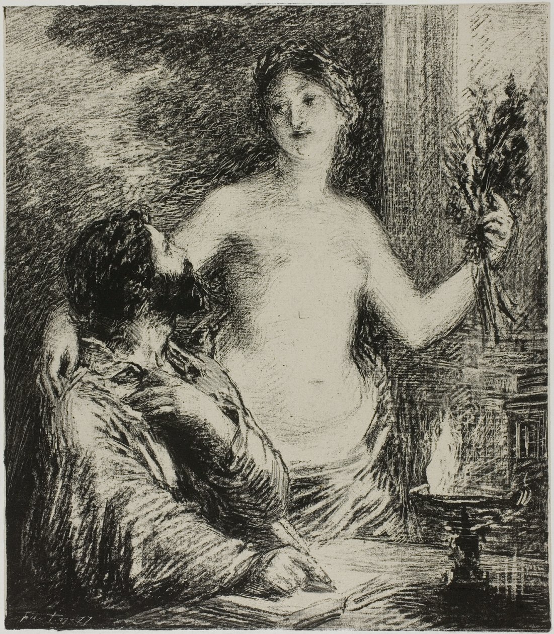 Muusikko tekijältä Ignace Henri Jean Fantin Latour