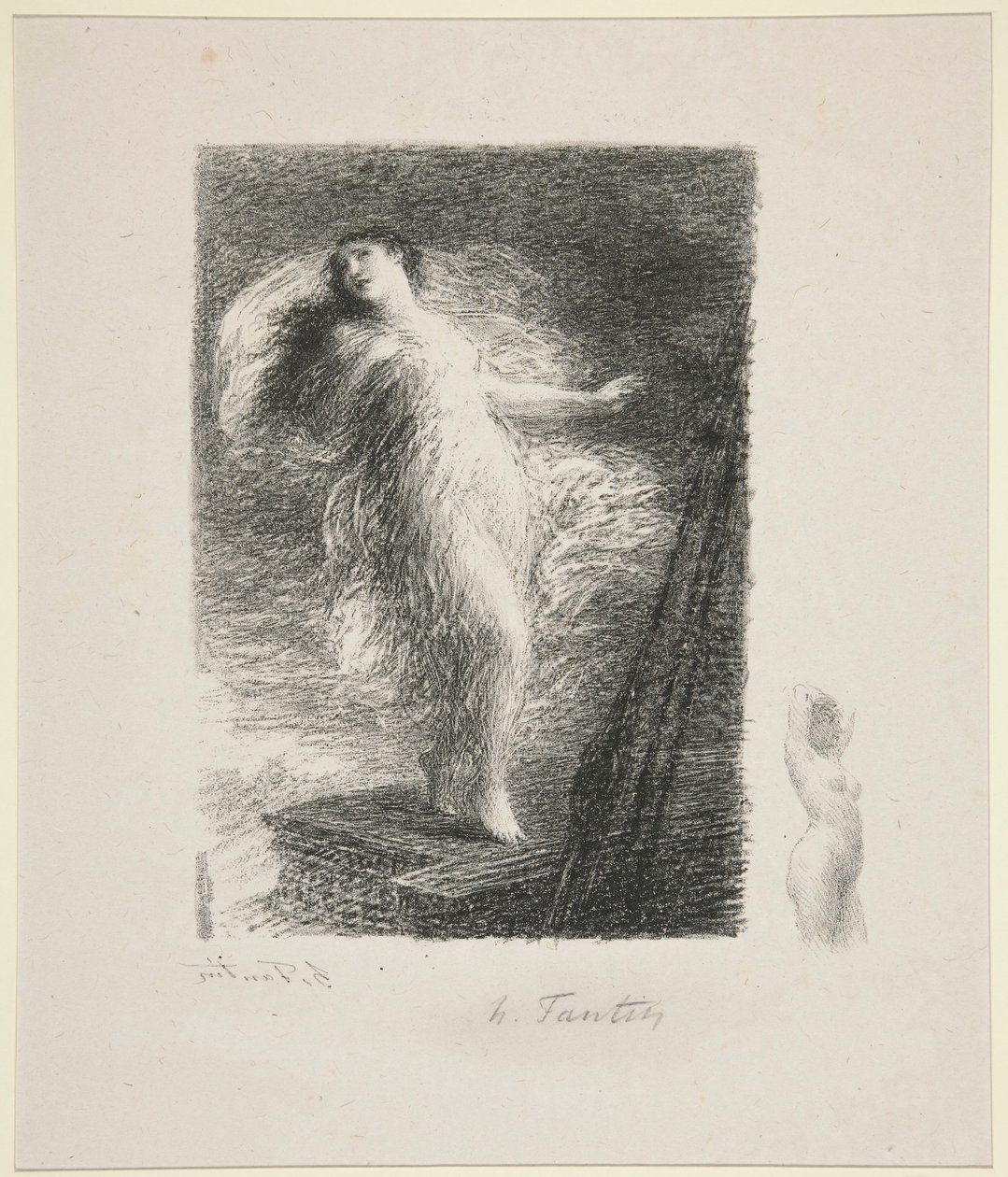 Nuori Tarentine tekijältä Ignace Henri Jean Fantin Latour