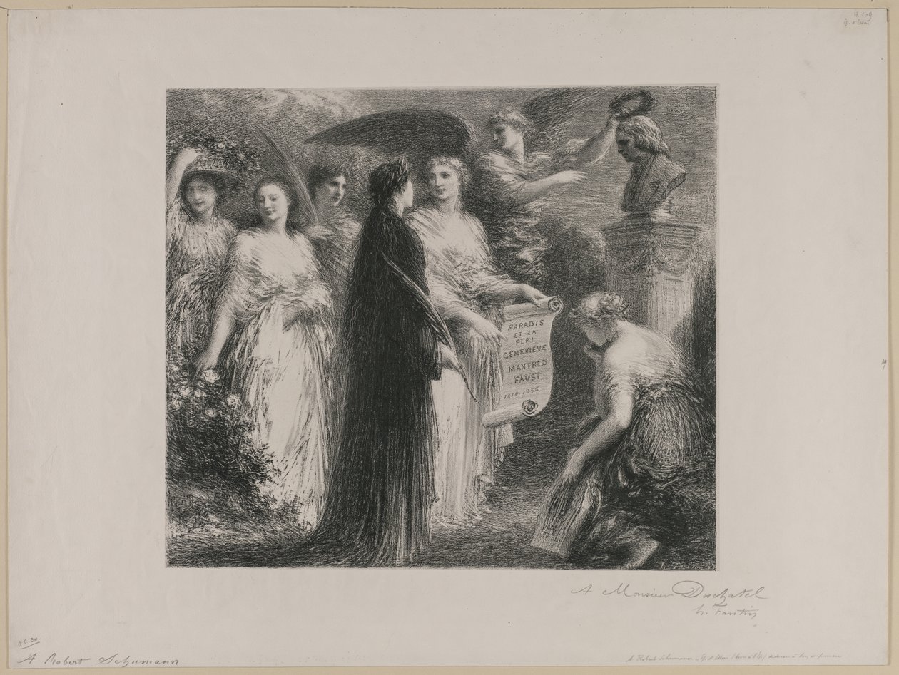 Robert Schumannille tekijältä Ignace Henri Jean Fantin Latour