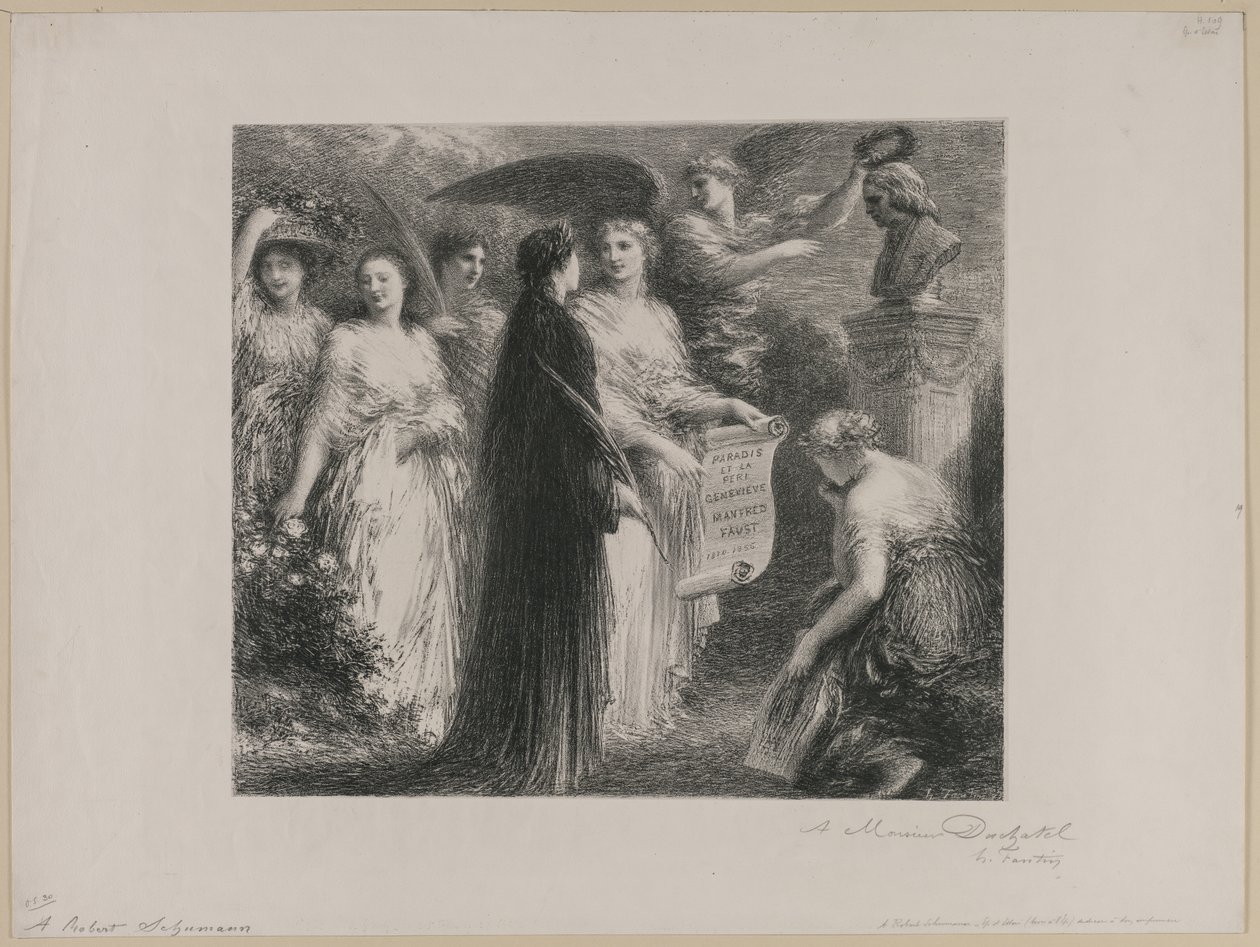 Robert Schumannille, 1894. tekijältä Ignace Henri Jean Fantin Latour