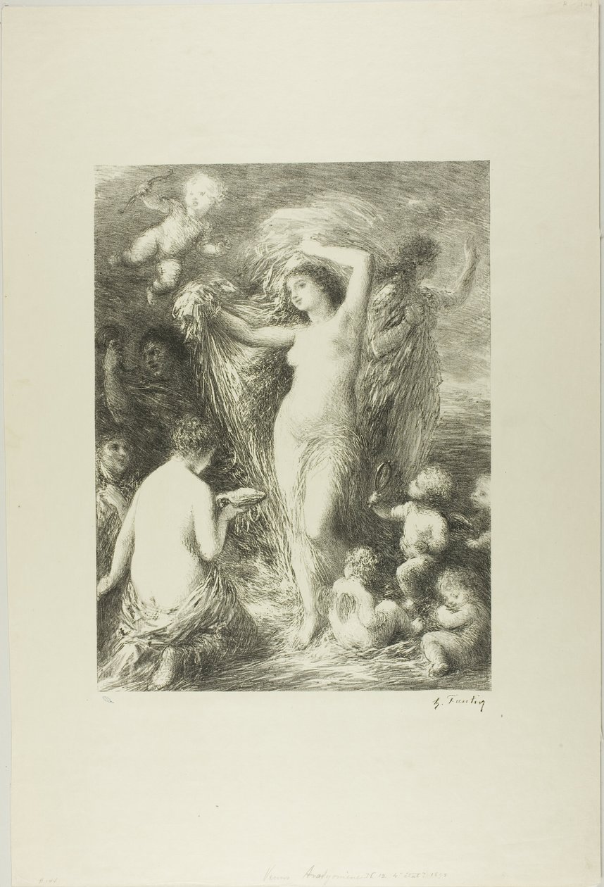 Venus nousemassa tekijältä Ignace Henri Jean Fantin Latour