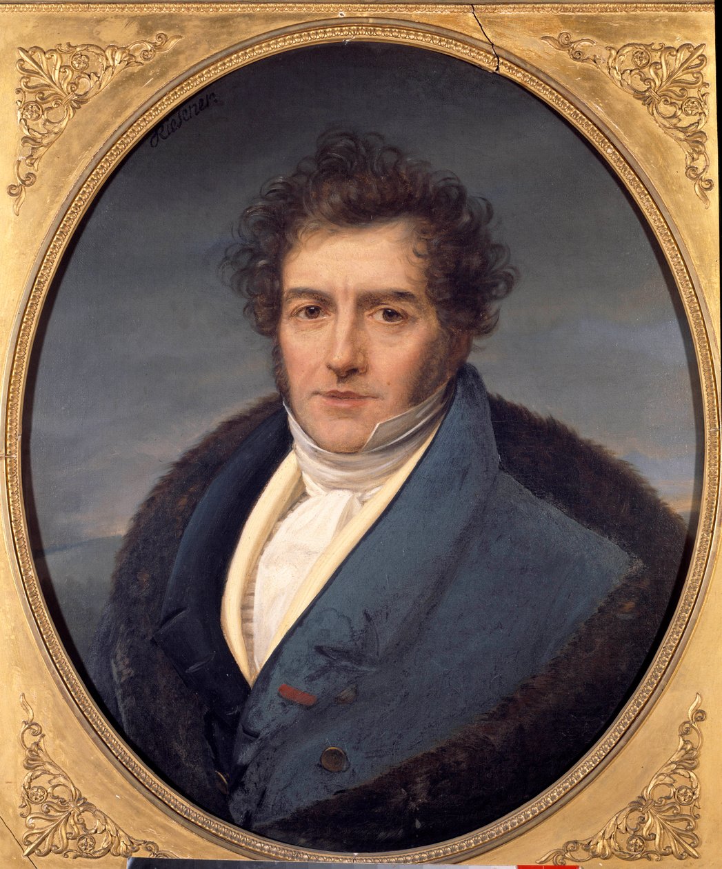 Ranskalaisen säveltäjän Francois Adrien Boieldieun (1755 - 1834) muotokuva. Henri Francois Riesenerin (1767-1828) maalaus tekijältä Henri Francois Riesener